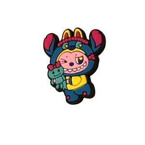 Labubu and stitch inspired charm for crocs - 10 for $13 promo!